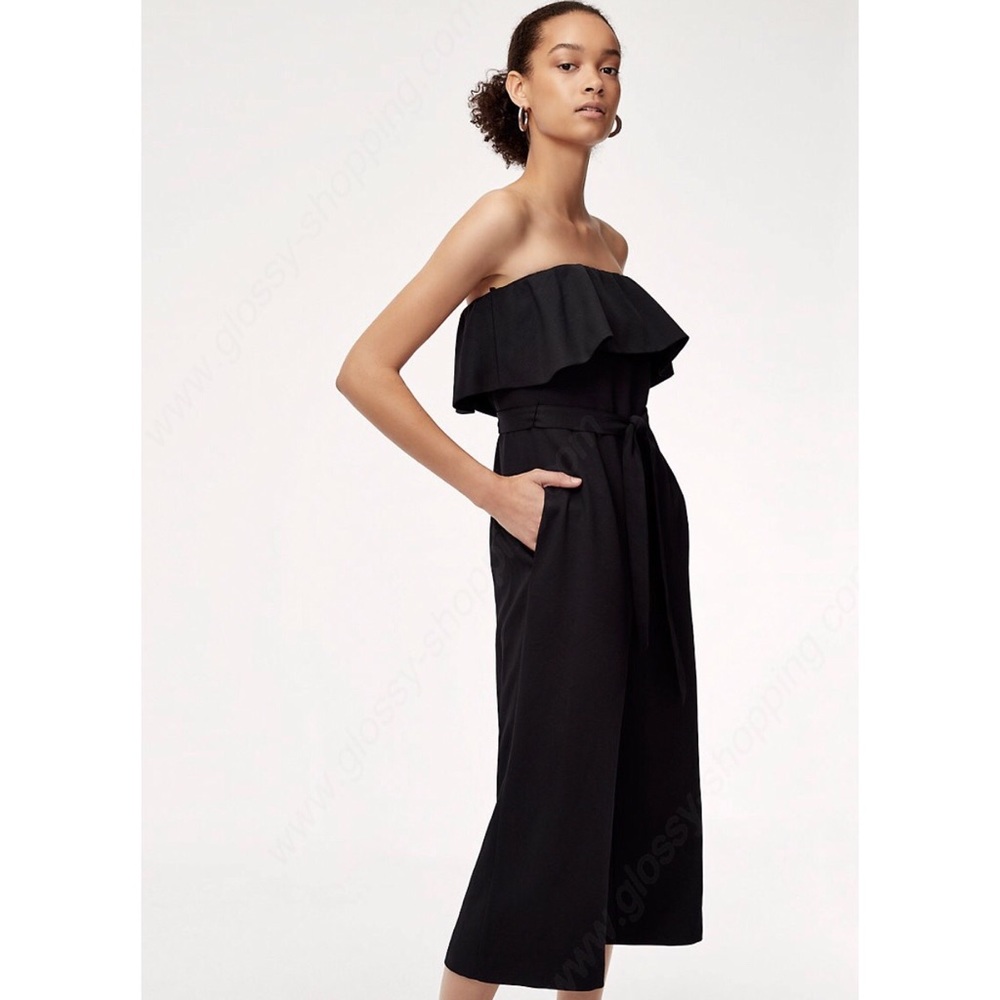 Aritzia Babaton Altamiro black jumpsuit